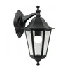Image de Applique murale noire d'extérieur CARDIFF largeur 21 Cm