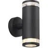 Image de Nordlux, Éclairage d'extérieur, Applique murale Birk,Dopp.,Noir (GU10, IP44)