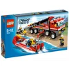 Image de LEGO® City 7213 Le camion tout terrain et le bateau des pompiers