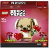 Image de LEGO Saint-Valentin chiot (40349, LEGO BrickHeadz)