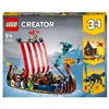 Image de LEGO® Creator 3 en 1 31132 Le bateau viking et le serpent de Midgard