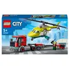 Image de LEGO® City 60343 Le transport de l’hélicoptère de secours