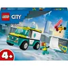 Image de LEGO® City 60403 L'ambulance de secours et le snowboardeur