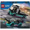 Image de LEGO Transporteur de voitures avec voitures de course (60406, LEGO City)