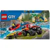 Image de LEGO Véhicule tout terrain des pompiers avec canot de sauvetage (60412, LEGO City)