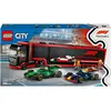Image de LEGO F1 Transporter mit RB20 & AMR24 F1 Rennautos (LEGO City)