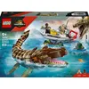 Image de LEGO® Jurassic World 76974 Le bateau en mission et le mosasaure en briques