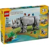 Image de LEGO® Creator 3 en 1 31171 Animaux sauvages : le rhinocéros majestueux et les oiseaux