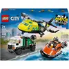 Image de LEGO Kombinationsset mit Flugzeug, Wartungsfahrzeug und Luftkissenboot (60505, LEGO City)
