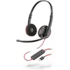 Image de HP Poly Blackwire C3220 USB-C Single (Filaire, USB-C), Casque micro de bureau, Noir