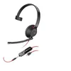 Image de Poly Blackwire C5210 - Bulk - 5200 Series - micro-casque - sur-oreille - filaire - jack 3,5mm, USB-C