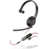 Image de HP Poly Blackwire 5210 C5210 USB C (Filaire, USB-C), Casque micro de bureau, Noir