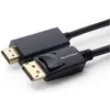 Image de MicroConnect DisplayPort   HDMI (0.50 m), Câble vidéo, Noir