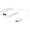 Image de MicroConnect Mini Displayport vers (HDMI, 15 cm), Adaptateur données + vidéo, Blanc
