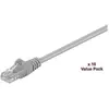 Image de MicroConnect UTP Cat5E 10m Grey Câble réseau gris (U/UTP, CAT5e, 10 m), Câble réseau