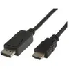 Image de MicroConnect Câble vidéo (2 m), Câble vidéo, Noir