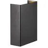 Image de Applique murale FOLD 10 Aluminium Noir, H.14.9 - IP54 - LED Module /Nordlux Extérieur