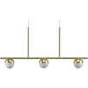Image de Nordlux, Suspension, Contina, lampe à 3 suspensions, laiton (G9)