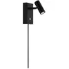 Image de Nordlux, Plafonnier, Omari, applique murale, noir (320 lm)