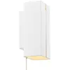 Image de Applique murale CURTIZ Aluminium Blanc, H.18 - IP20 - LED Module /Nordlux Intérieur