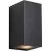 Image de Nordlux, Éclairage d'extérieur, Canto maxi kubi 2, applique murale, noir (GU10, IP44)