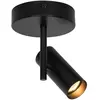 Image de Nordlux, Plafonnier, Jerome loftlampe GU10 metal sort Ø5,5 cm (GU10)