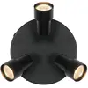 Image de Nordlux, Plafonnier, Nordlux-Boston-3x Plafondlamp-GU10-Zwart (GU10)