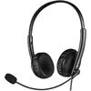 Image de Sandberg 126-21 Casque d'écoute et bandeau de casque noir Connecteur 3,5 mm (Filaire, USB-A), Casque micro de bureau, Noir