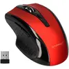 Image de Q-Connect Maus Funk optisch kabellos schwarz/rot (Sans fil), Souris, Rouge, Noir