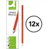 Image de Q-Connect, Crayon à papier + critérium, Crayon graphite school&office (2 mm, HB, 12x)