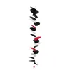Image de Flensted Mobiles Turning leaves rouge/noir/blanc