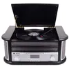 Image de Lecteur de disques vinyles Denver MRD-51 Black Radio Dab/FM, CD, Cassette, REC. Haut-parleurs 5W, Design rétro. Boîtier en Bois.
