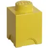 Image de Brique de rangement jaune 1 plot Lego Sablon