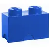 Image de LEGO pierre de rangement 2 plots 25 x 18 cm polypropylène bleu