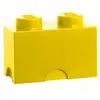 Image de Brique empilable jaune 2 plots LEGO® Sablon