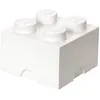 Image de LEGO pierre de stockage 4 plots 25 x 18 cm polypropylène blanc