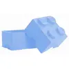 Image de Brique de rangement bleu clair 4 plots Lego Sablon