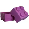 Image de LEGO pierre de rangement 4 plots 25 x 18 cm polypropylène rose
