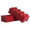 Image de Brique de rangement rouge 8 plots Lego Sablon