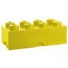 Image de Brique de rangement jaune 8 plots Lego Sablon