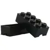 Image de Brique de rangement noir 8 plots Lego Sablon