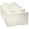 Image de Brique de rangement blanc 8 plots LEGO® Sablon