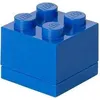 Image de LEGO mini pierre de rangement 4 plots 4,6 x 4,3 cm polypropylène bleu