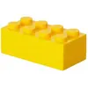 Image de LEGO mini pierre de rangement 8 plots 4,6 x 9,2 cm polypropylène jaune