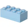 Image de LEGO mini pierre de rangement 8 plots 4,6 x 9,2 cm PP bleu clair