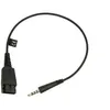 Image de Jabra - Prise de casque micro - jack mini mâle pour Déconnexion rapide mâle - pour SPEAK 410, 410 MS