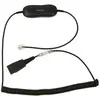 Image de Jabra Câble QD -> RJ9 GN1216 spiralé Avaya one-X, Micro-casque : accessoires