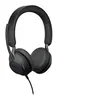 Image de Jabra Evolve2 40 MS Stereo - Micro-casque - sur-oreille - filaire - USB-C - isolation acoustique - Certifié pour Microsoft Teams