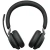 Image de Micro-casque supra-auriculaire Jabra Evolve2 65 MS téléphone Bluetooth Stereo noir volume réglable, Affichage de la charge de la batterie, Mise en sourdine du