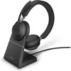 Image de Jabra Evolve2 65 (Sans fil, USB-A, Les équipes Microsoft), Casque micro de bureau, Noir